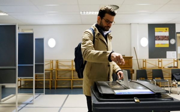 Dutch,People,Vote,In,Polling,Stations,For,The,European,Elections