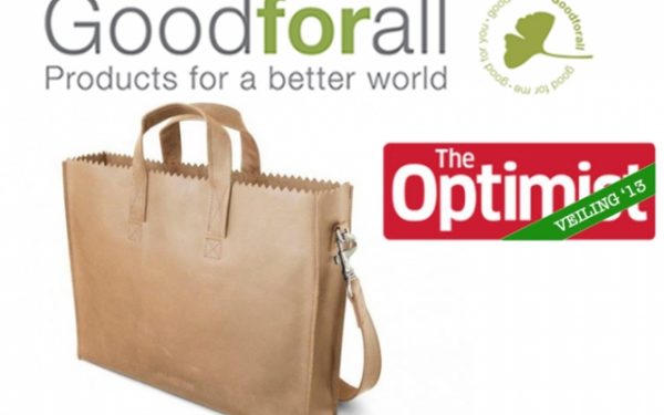 Good for All doneert MY PAPER BUSINESSBAG Vintage voor The Optimist veiling