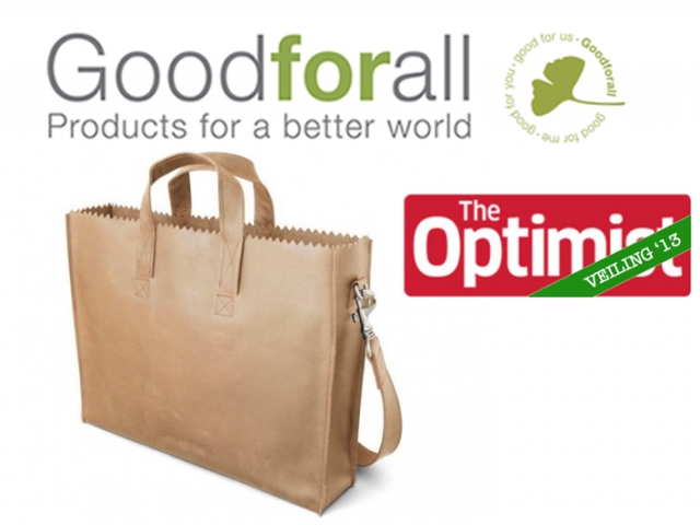 Good for All doneert MY PAPER BUSINESSBAG Vintage voor The Optimist veiling