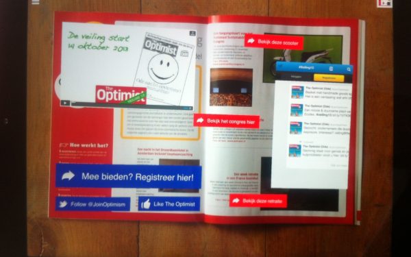 The Optimist veilingpagina 1 met layar