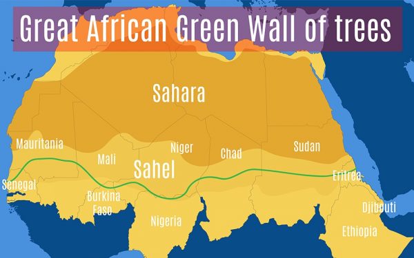 Afrika bouwt muur dwars door het continent