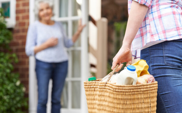 Person,Doing,Shopping,For,Elderly,Neighbor